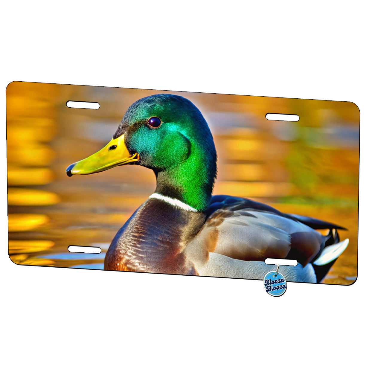 Mallard Duck Metal Vanity Novelty Tag License Plate for Trucks Cars SUVs