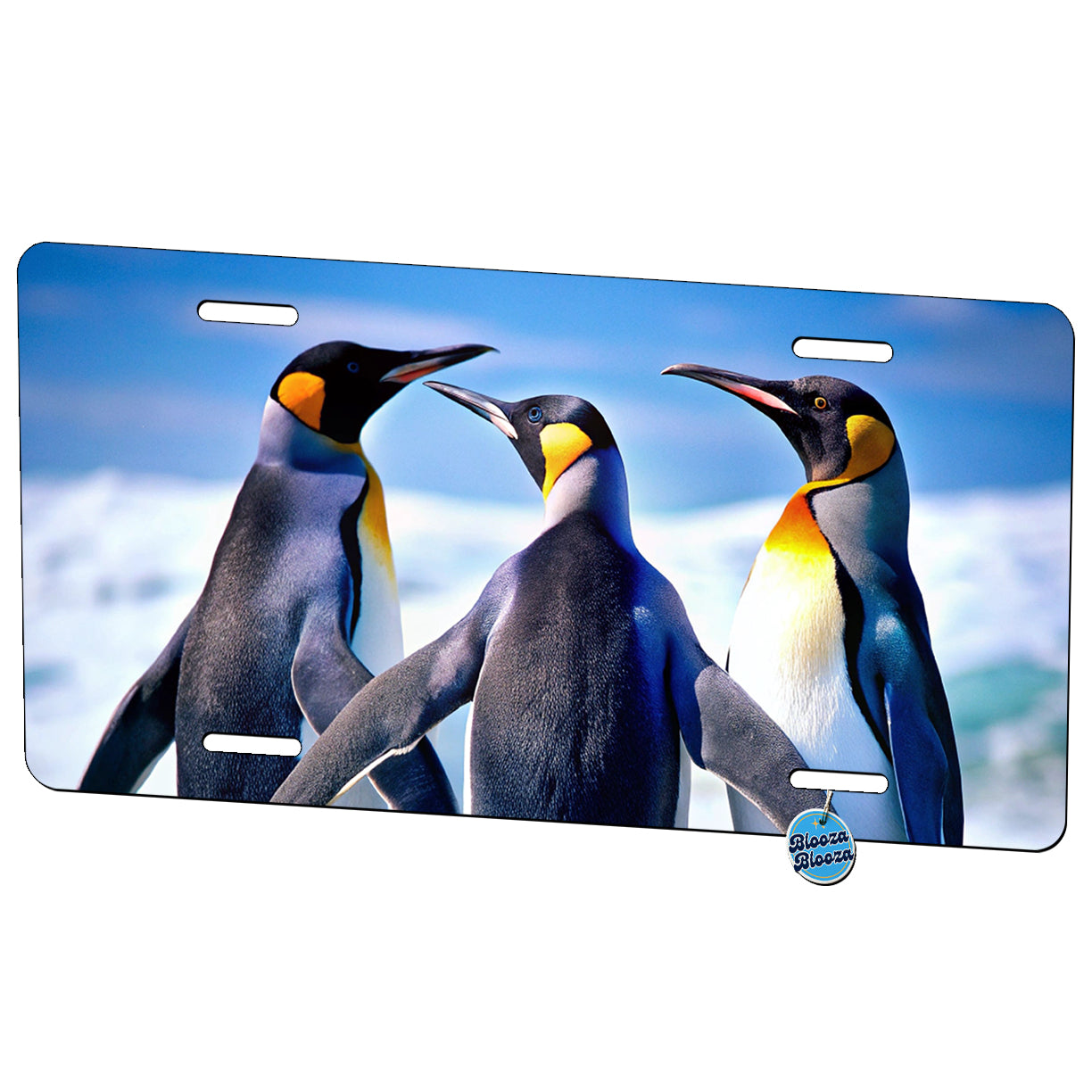 Penguins Metal Vanity Novelty Tag License Plate for Trucks Cars SUVs