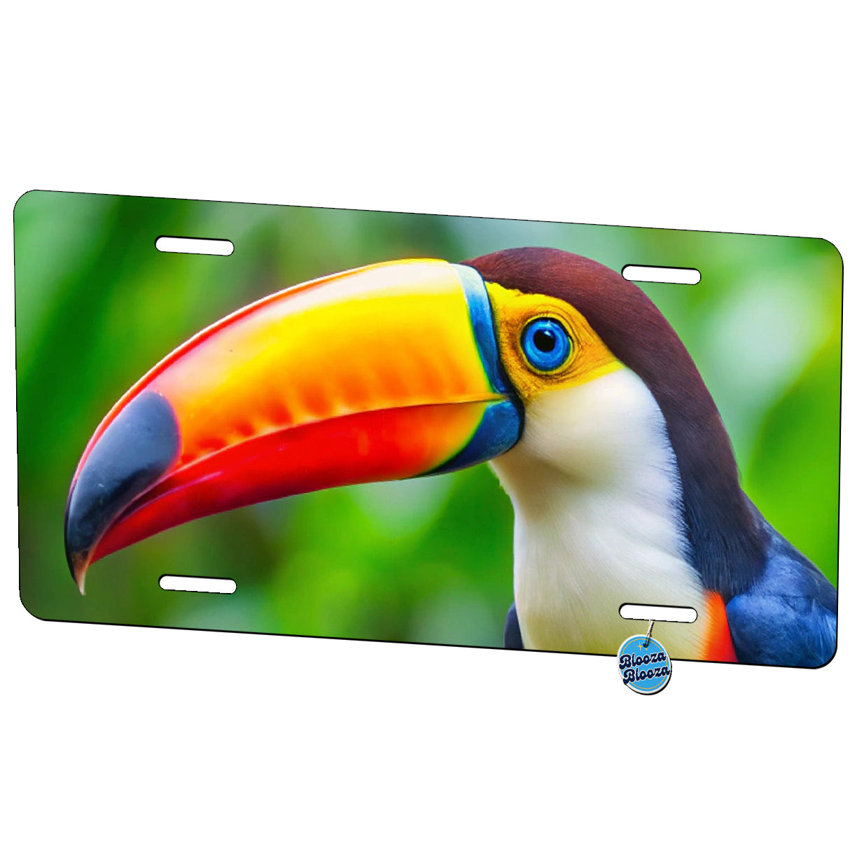 Toucan Bird Metal Vanity Novelty Tag License Plate for Trucks Cars SUVs