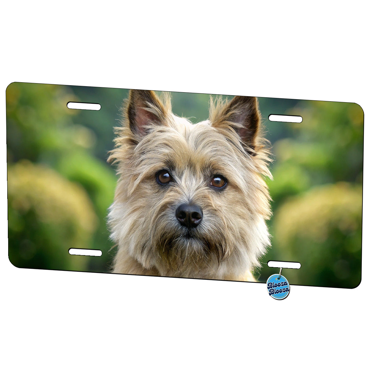 Cairn Terrier Dog Photo Metal Vanity Novelty Tag License Plate for Trucks Cars SUVs