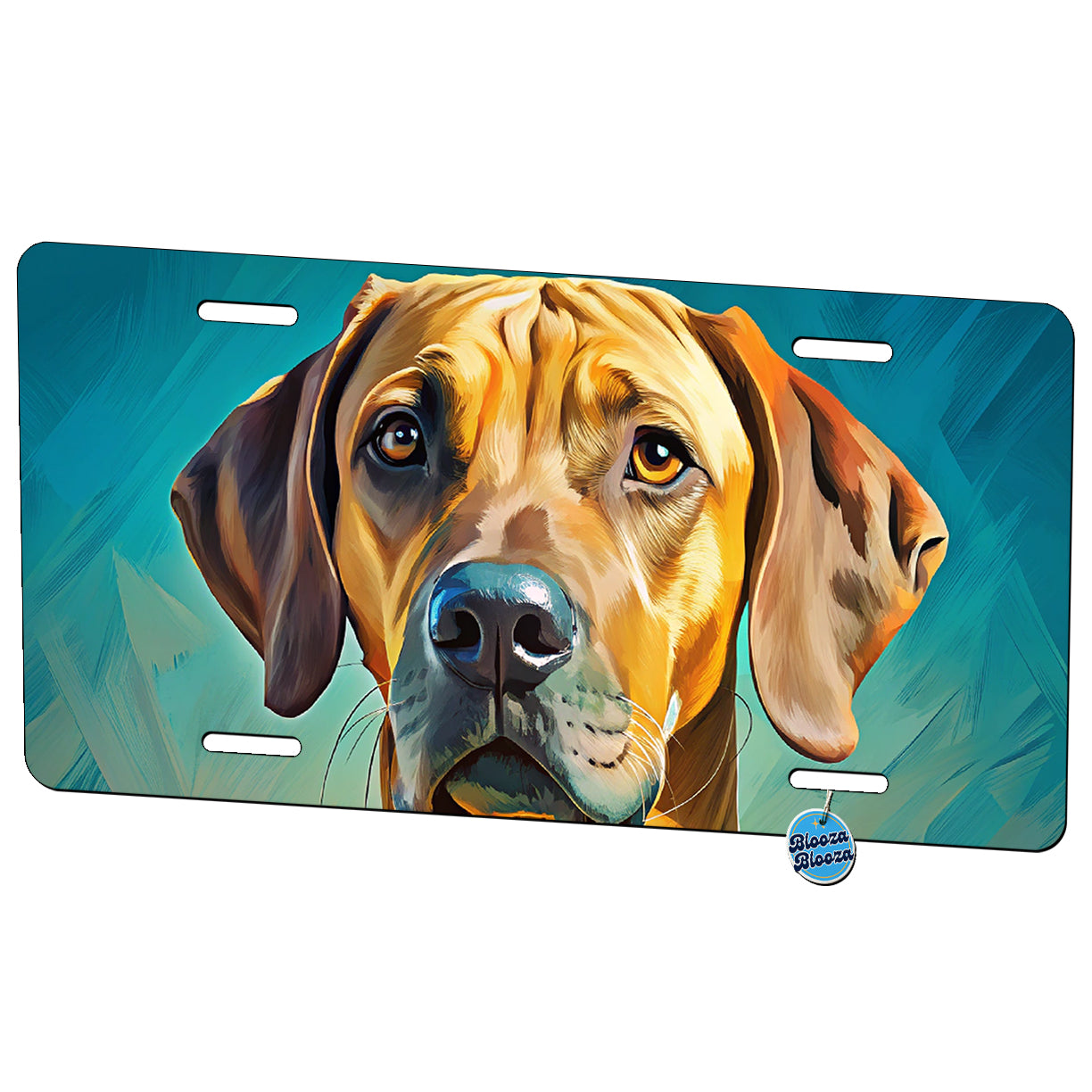 Rhodesian Ridgeback Dog Pop Art Metal Vanity Novelty Tag License Plate for Trucks Cars SUVs