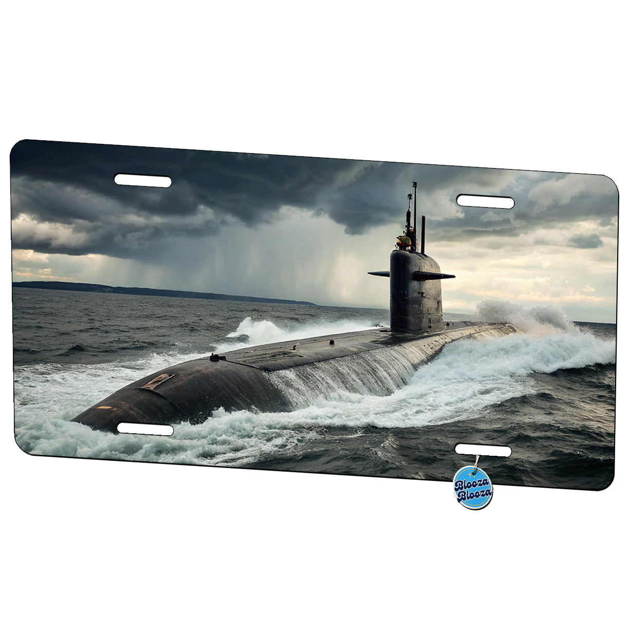 US Nuclear Submarine Underway Metal Vanity Novelty Tag License Plate for Trucks Cars SUVs
