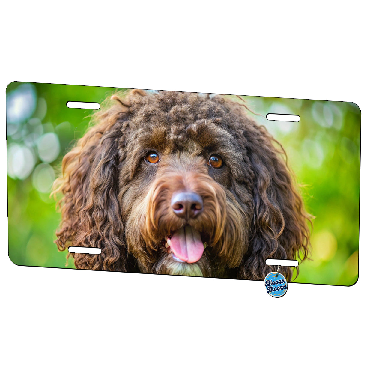 Barbet Dog Photo Metal Vanity Novelty Tag License Plate for Trucks Cars SUVs