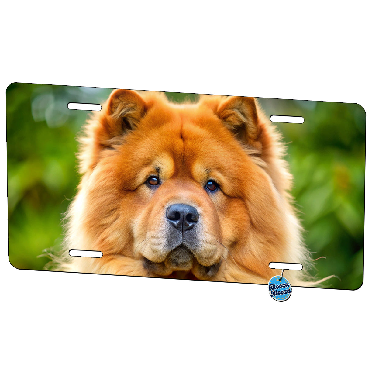 Chow Chow Dog Photo Metal Vanity Novelty Tag License Plate for Trucks Cars SUVs