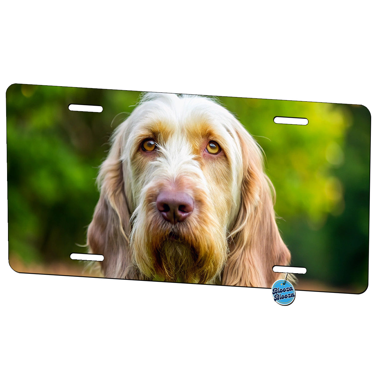 Spinone Italiano Dog Photo Metal Vanity Novelty Tag License Plate for Trucks Cars SUVs
