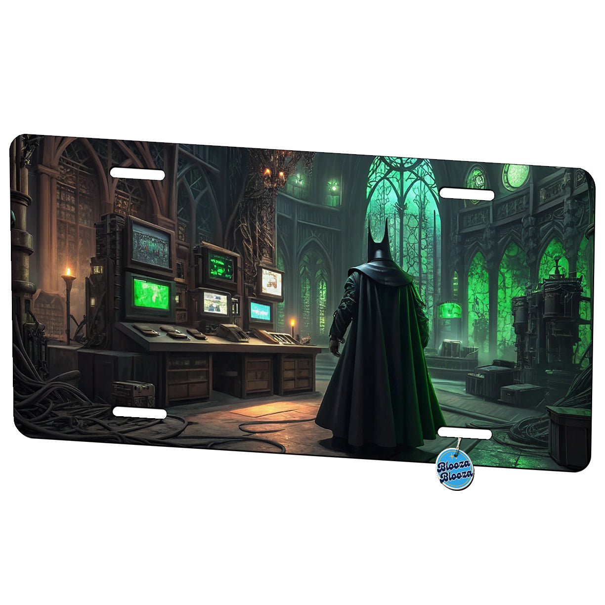 Evil Supervillain Lair Metal Vanity Novelty Tag License Plate for Trucks Cars SUVs