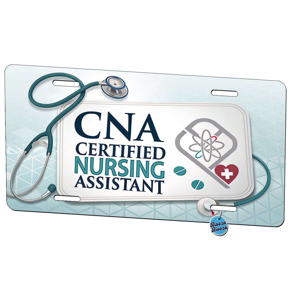 CNA Certified Nursing Assistant Medical Hospital Metal Vanity Novelty Tag License Plate for Trucks Cars SUVs