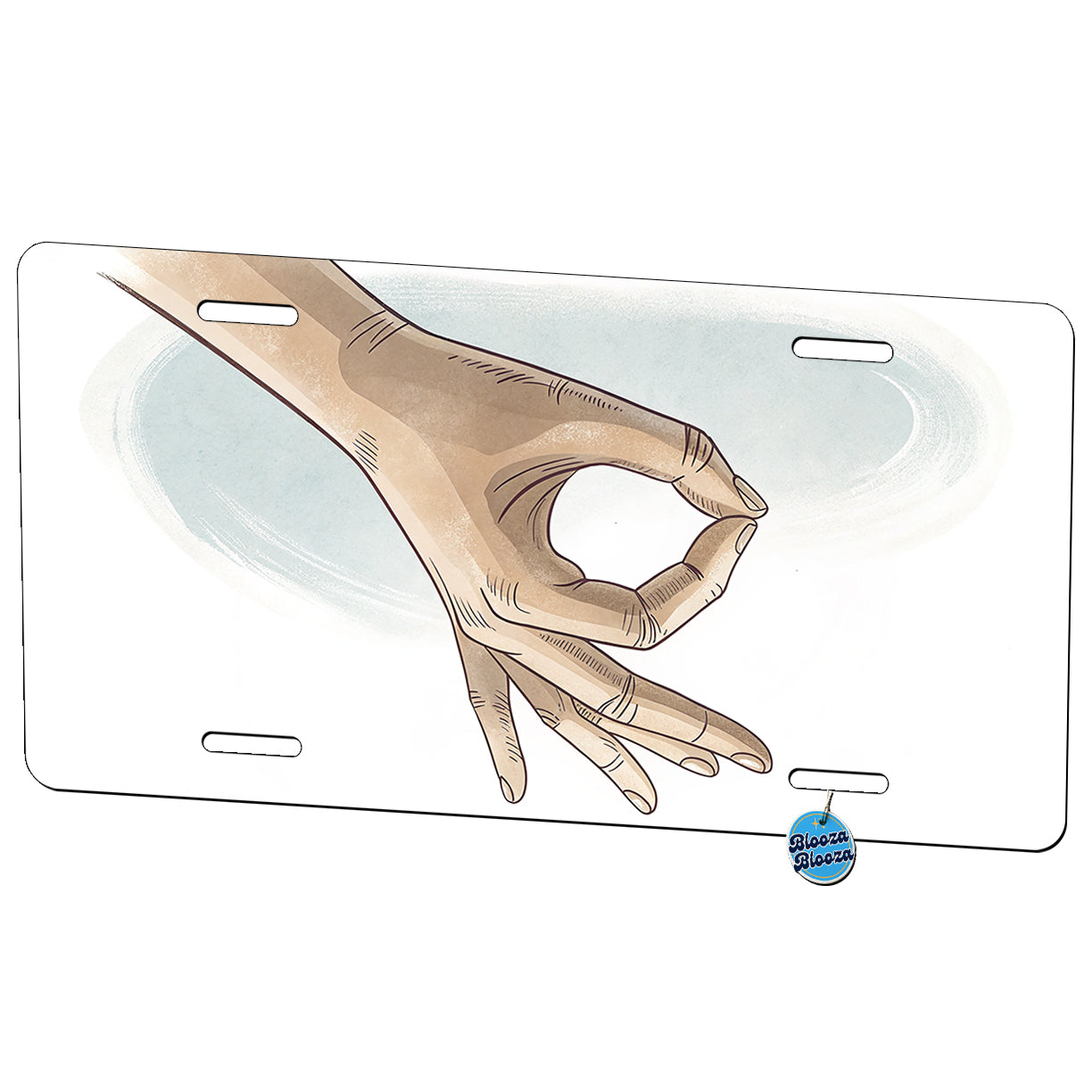 Hand Forming The Circle Game Metal Vanity Novelty Tag License Plate for Trucks Cars SUVs