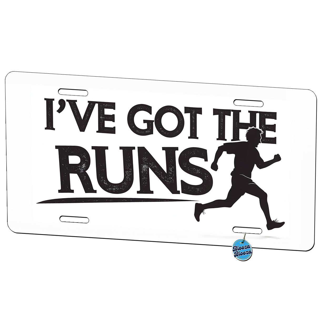 I've Got The Runs Funny Running Jogging Metal Vanity Novelty Tag License Plate for Trucks Cars SUVs