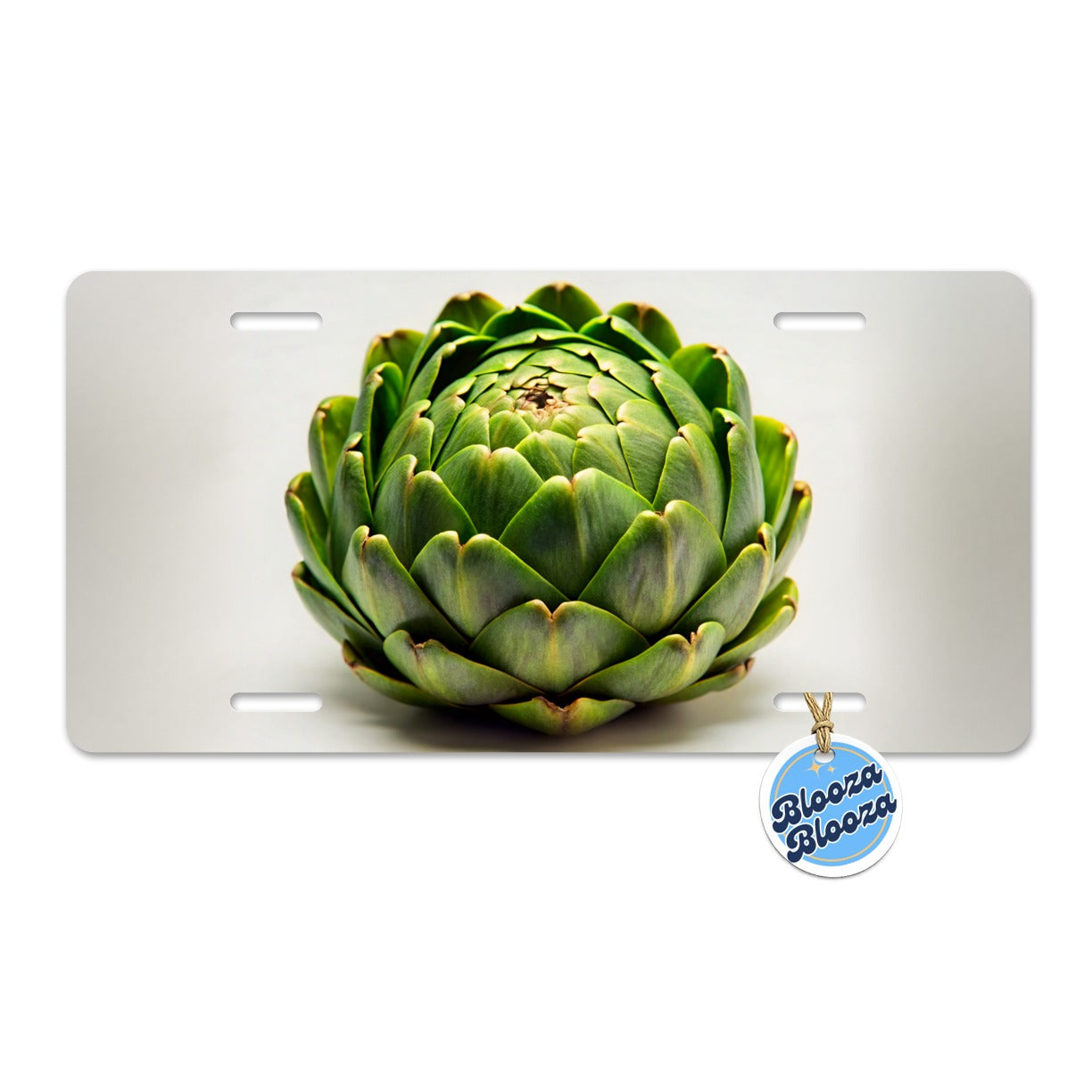 Artichoke Vegetable Photo Metal Vanity Novelty Tag License Plate for Trucks Cars SUVs
