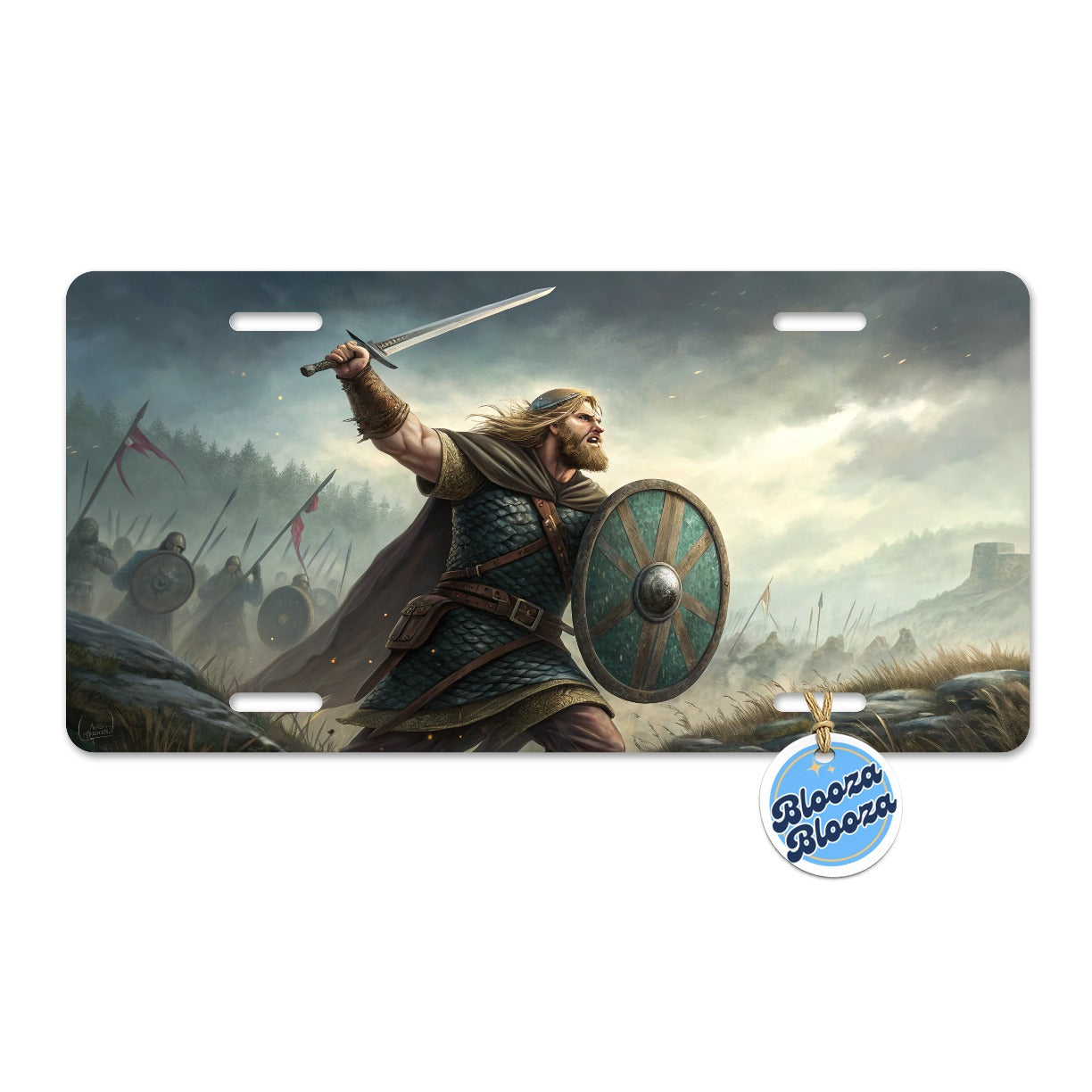Beowulf Viking Legend Metal Vanity Novelty Tag License Plate for Trucks Cars SUVs