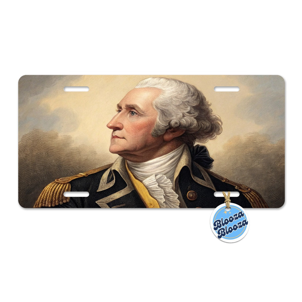 George Washington First President Metal Vanity Novelty Tag License Plate for Trucks Cars SUVs