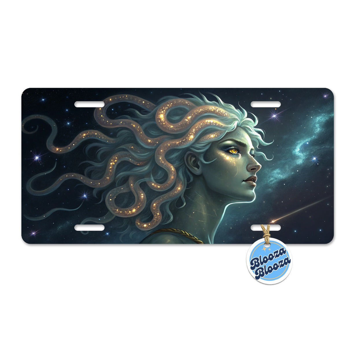 Medusa Greek Mythology Metal Vanity Novelty Tag License Plate for Trucks Cars SUVs