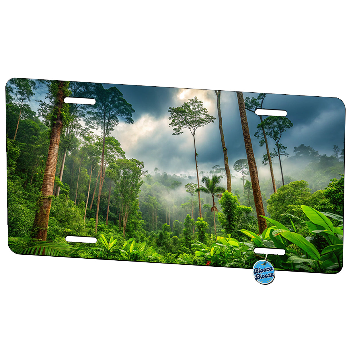 Tropical Rain Forest Metal Vanity Novelty Tag License Plate for Trucks Cars SUVs