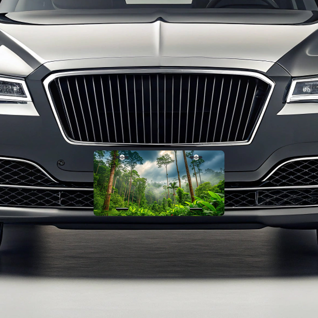 Tropical Rain Forest Metal Vanity Novelty Tag License Plate for Trucks Cars SUVs