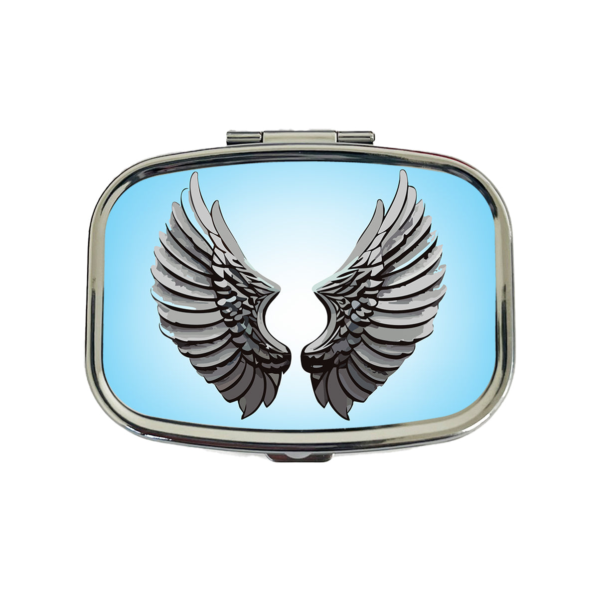 Angel Wings Pair Travel Pill Box Case