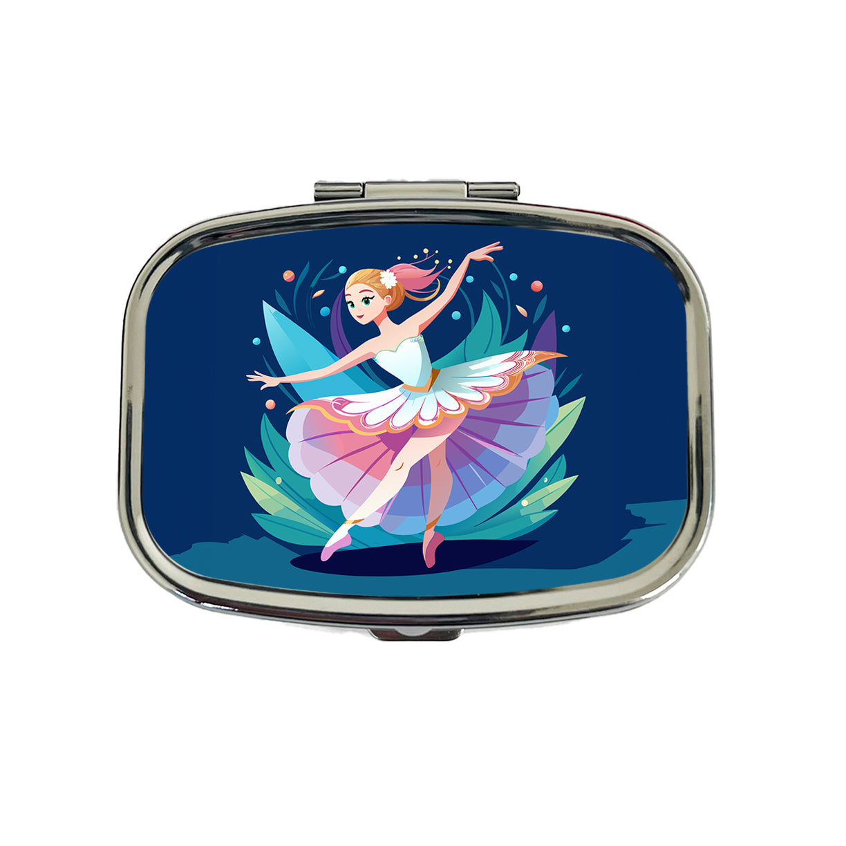 Ballerina Ballet Dancer Cute Travel Pill Box Case