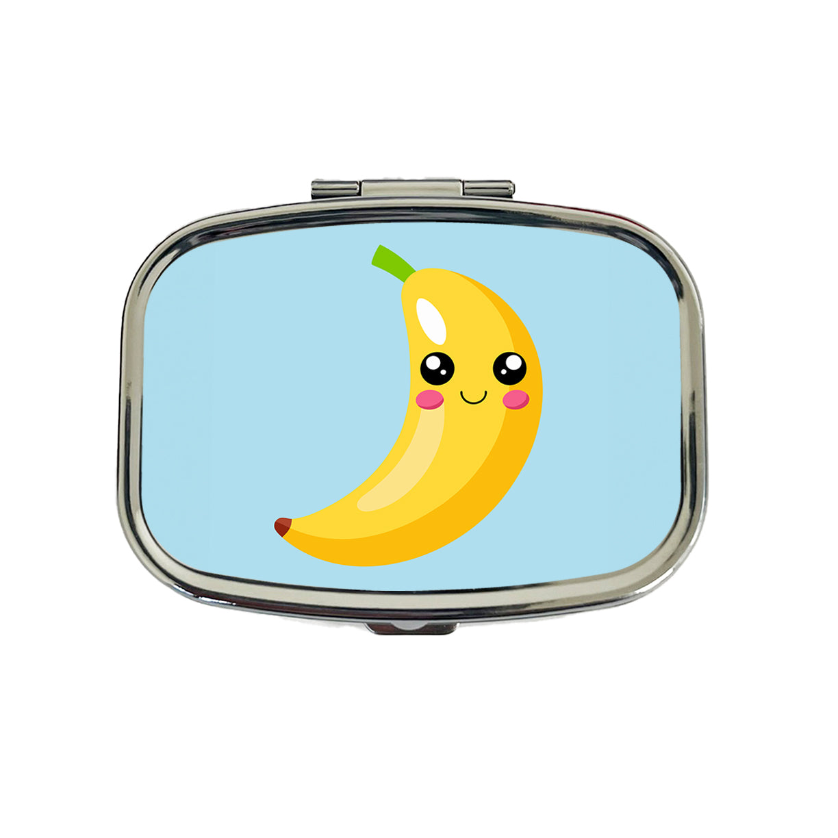 Banana Cute Happy Fruit Travel Pill Box Case