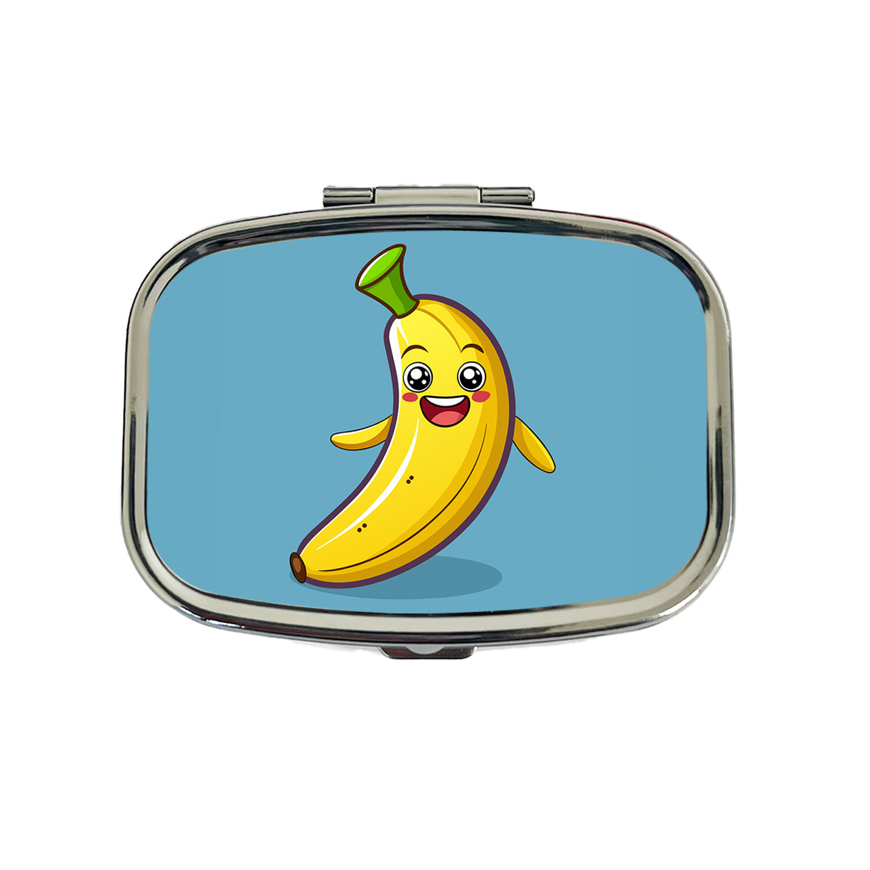 Banana Happy Fruit Travel Pill Box Case