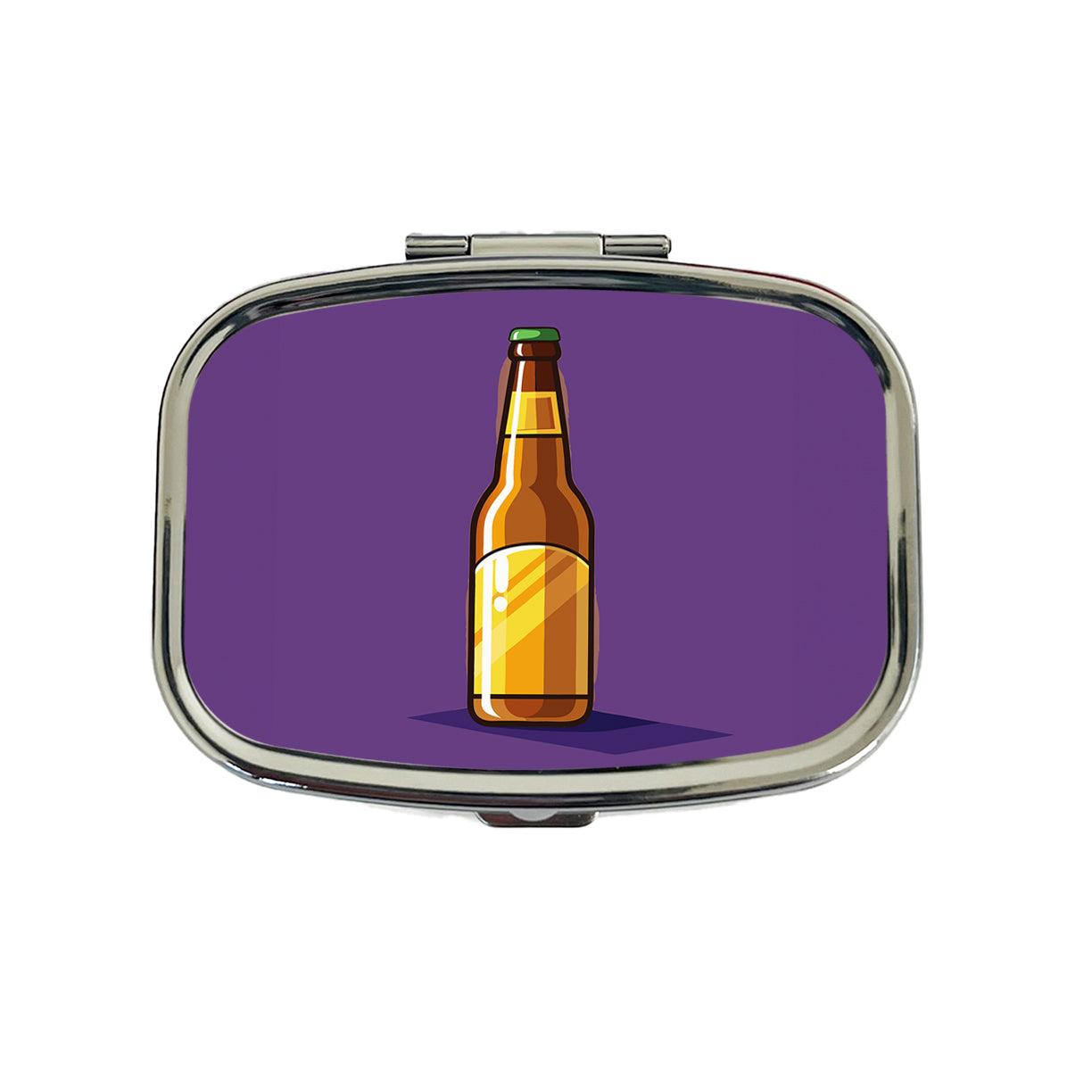 Beer Bottle Travel Pill Box Case