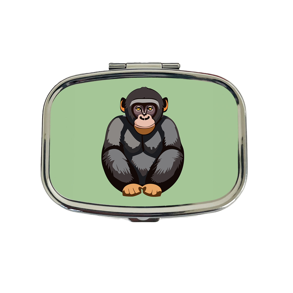 Bonobo Pygmy Chimpanzee Primate Africa Travel Pill Box Case