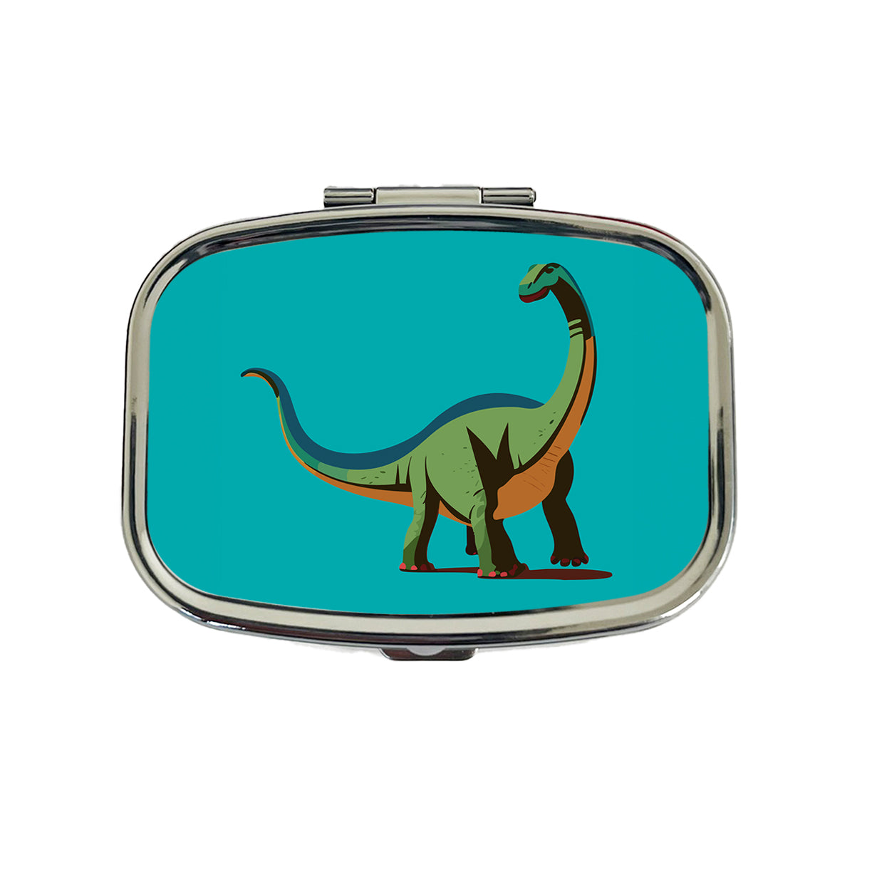 Brontosaurus Dinosaur Travel Pill Box Case