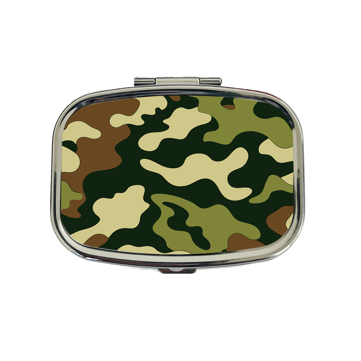 Camouflage Pattern Travel Pill Box Case