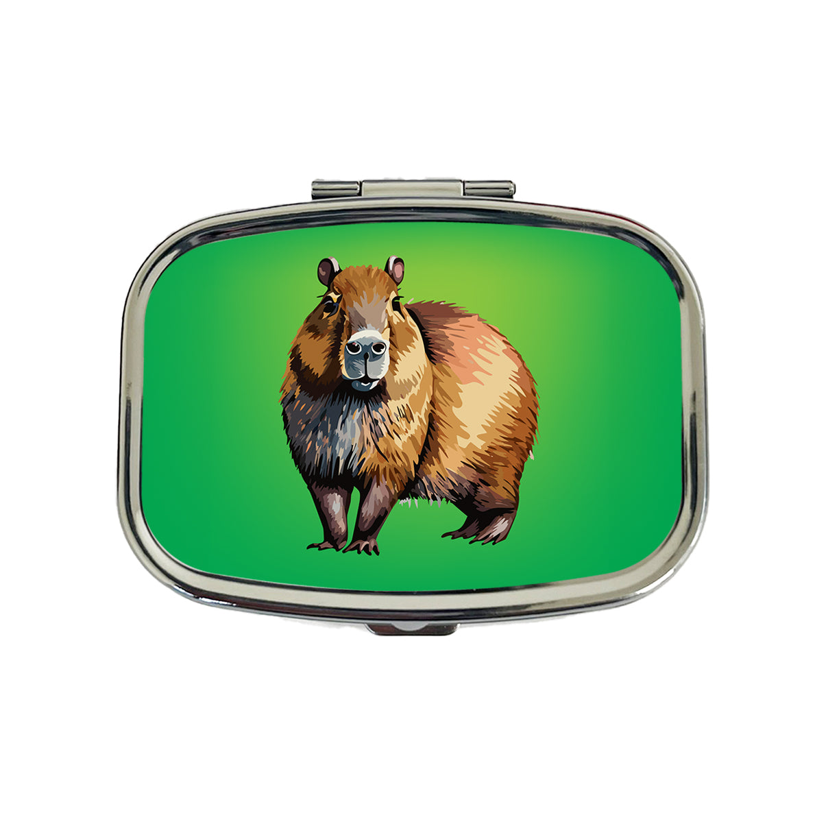 Capybara Standing Travel Pill Box Case
