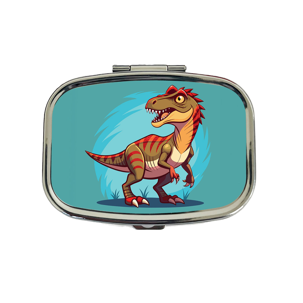 Carnotaurus Dinosaur Travel Pill Box Case