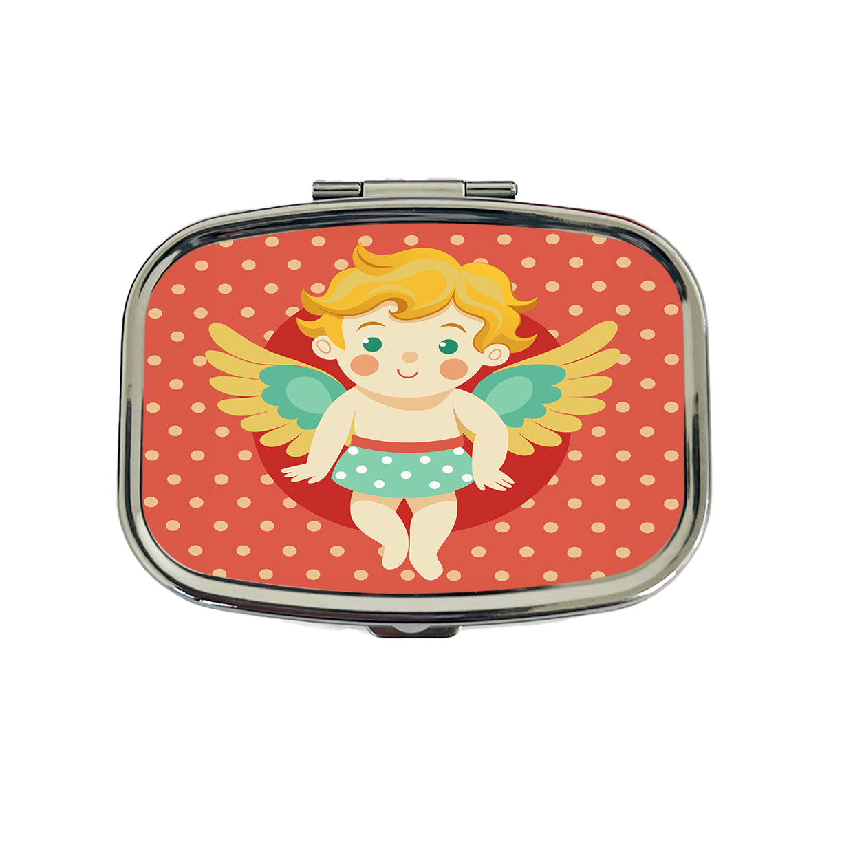Cherub Cupid Cute Valentines Day Travel Pill Box Case