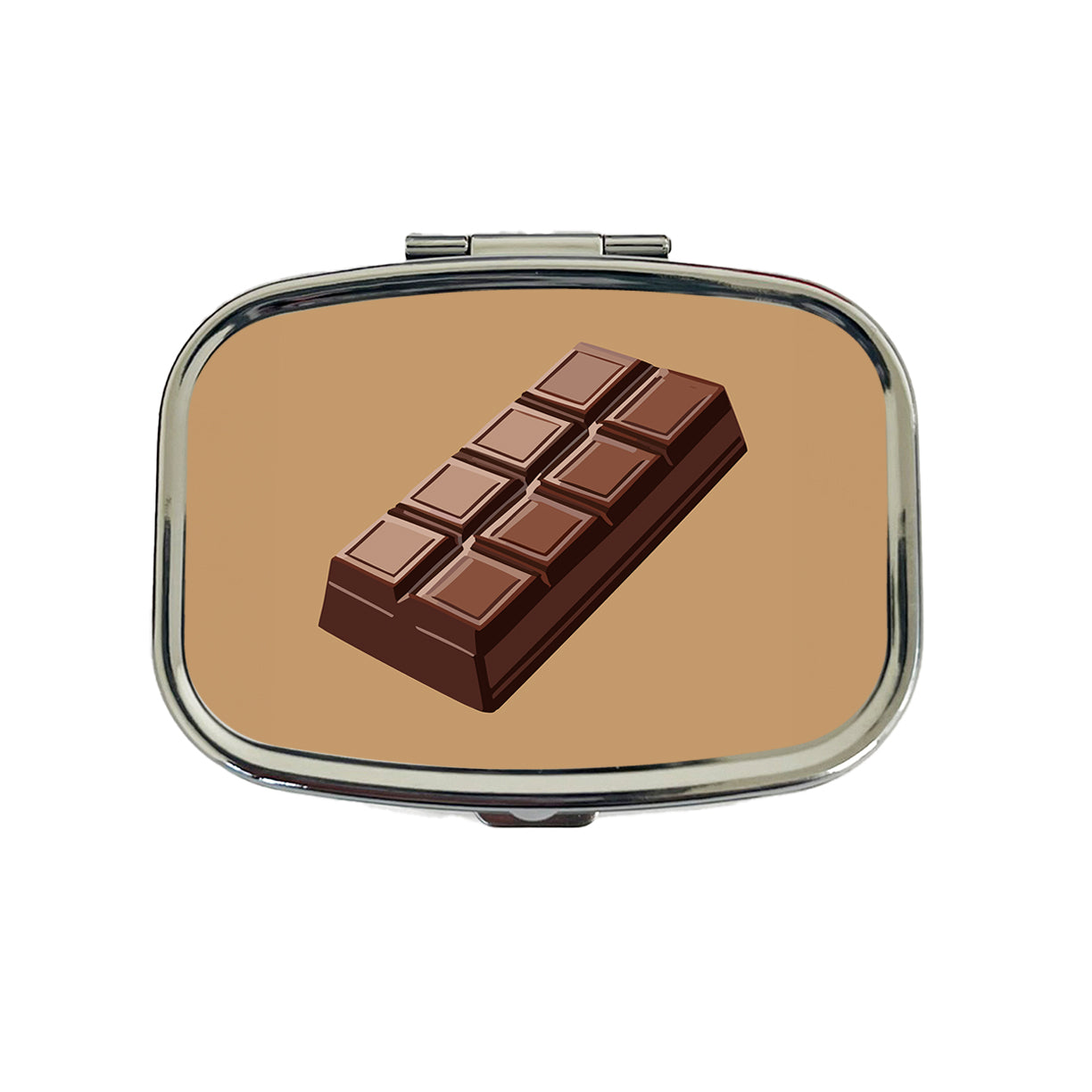 Chocolate Bar Candy Travel Pill Box Case