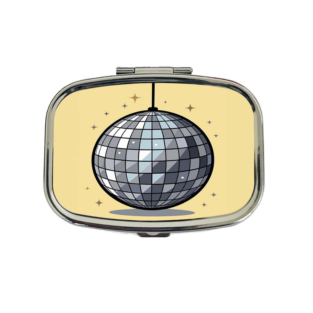 Disco Ball Travel Pill Box Case
