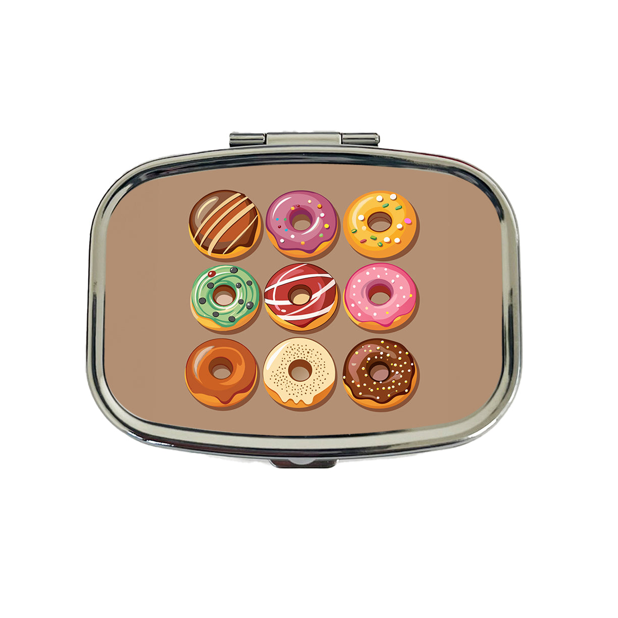 Donuts Tasty Travel Pill Box Case