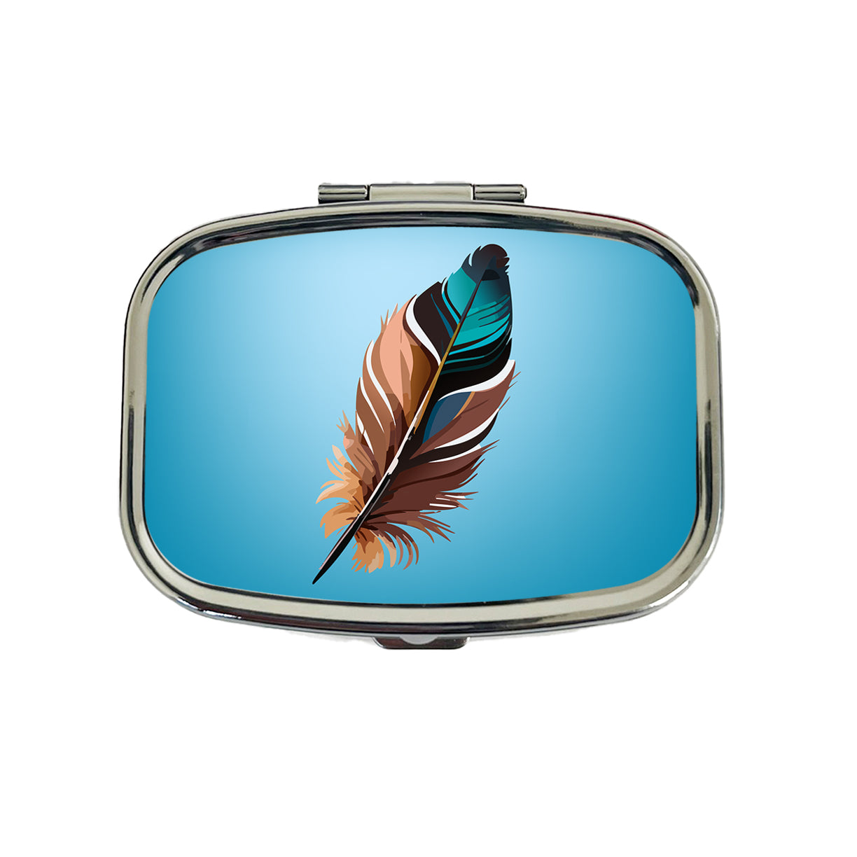 Feather Pretty Travel Pill Box Case