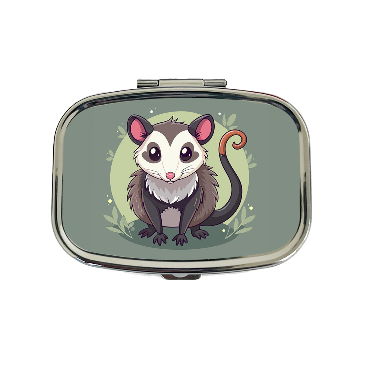 Opossum Cute Animal Travel Pill Box Case