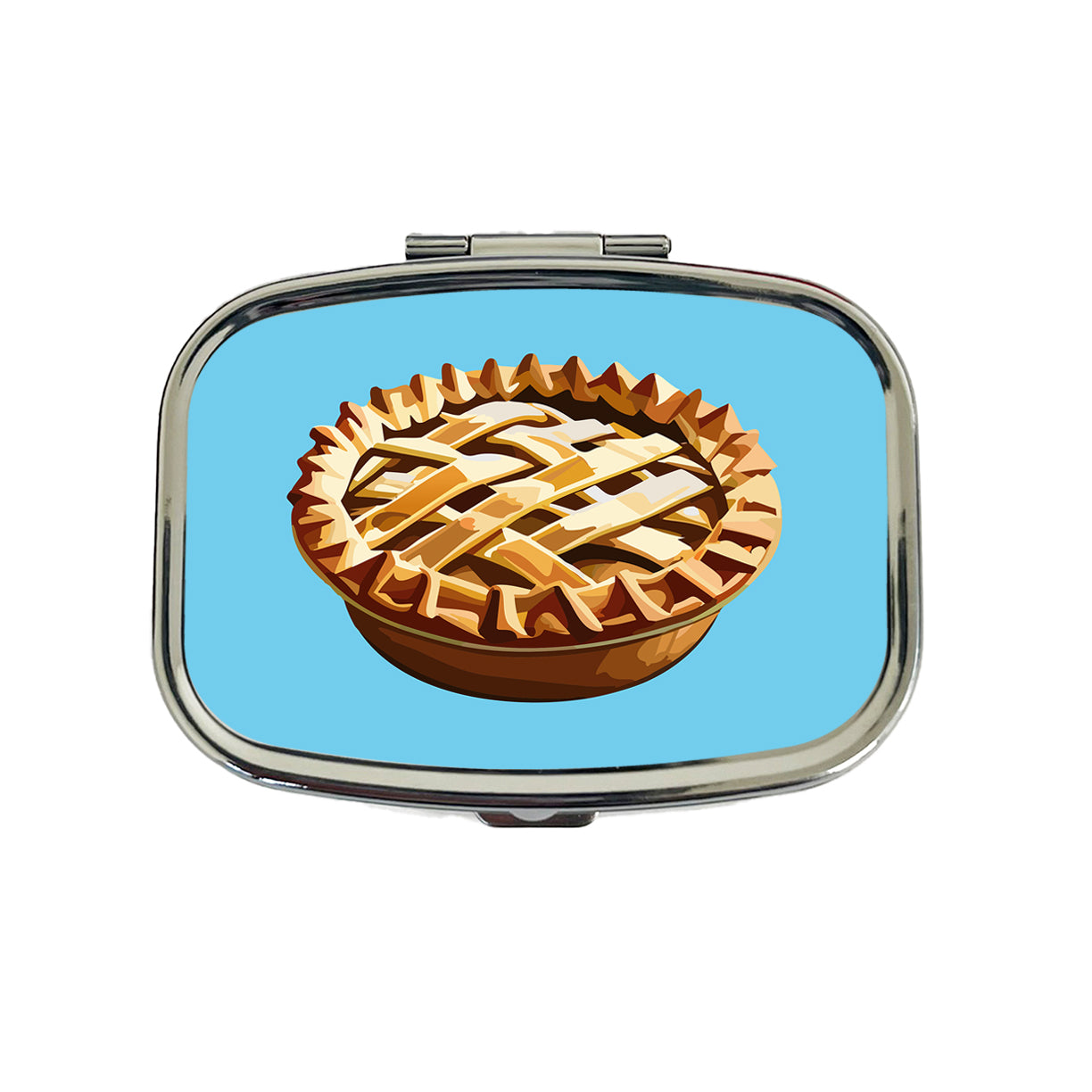Pie Apple Yummy Baking Travel Pill Box Case