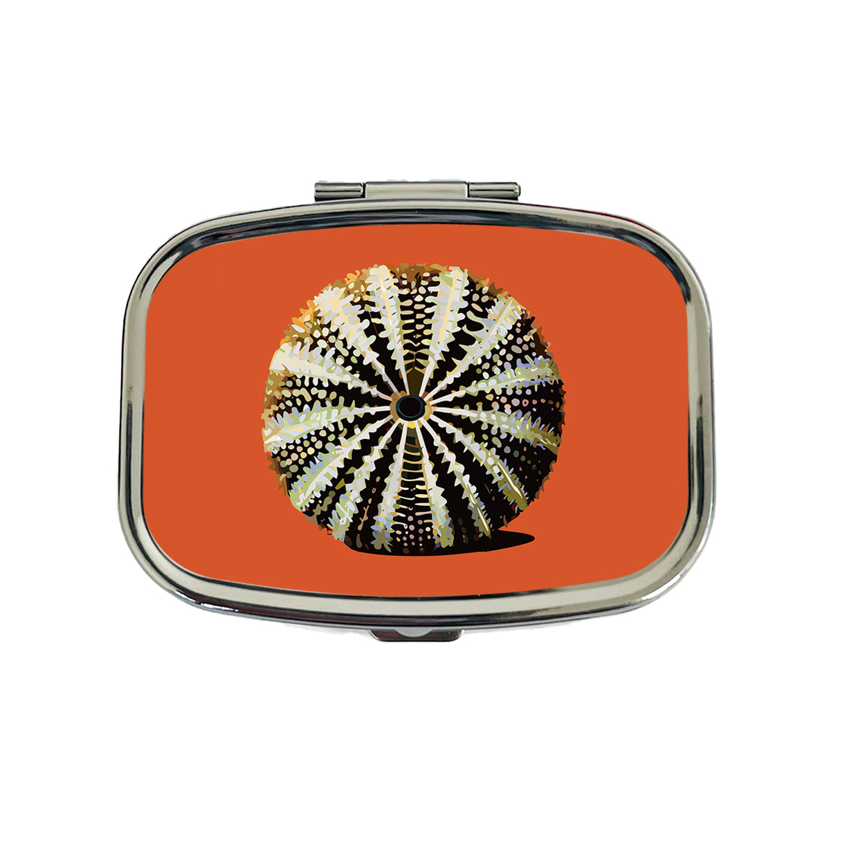 Sea Urchin Ocean Animal Echinoderm Travel Pill Box Case