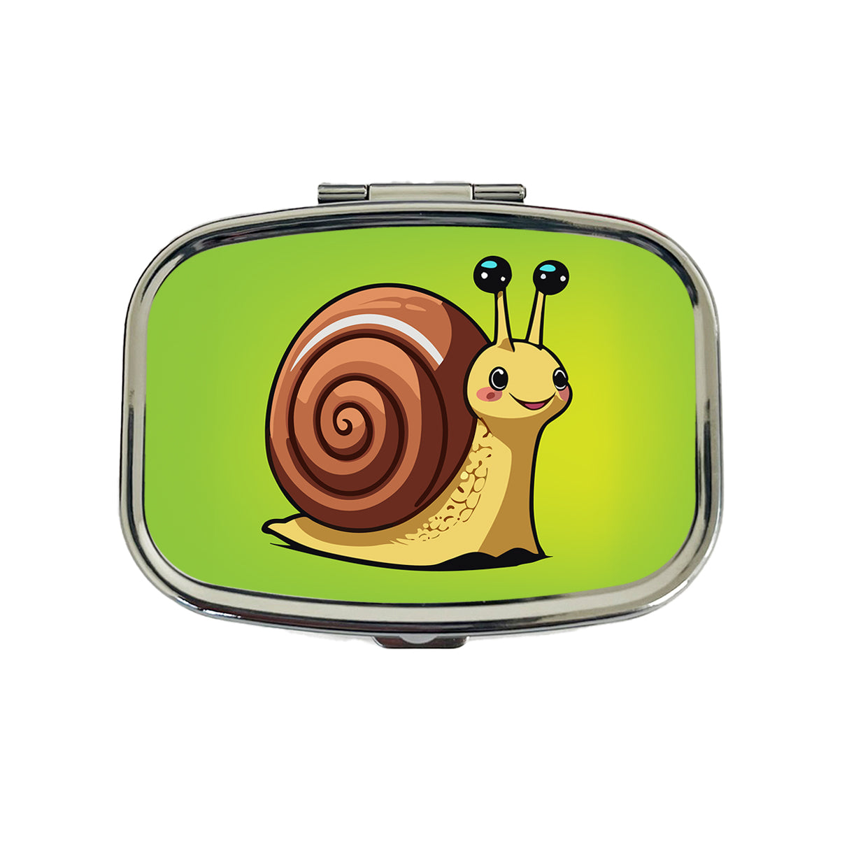 Snail Smiling Travel Pill Box Case