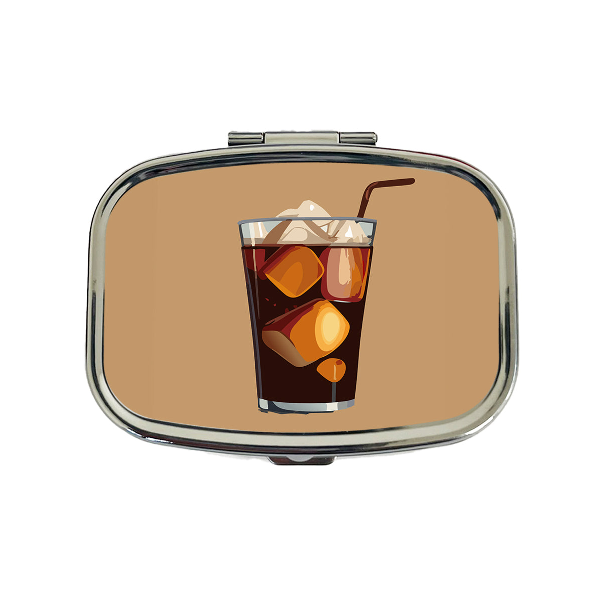 Soda Cola Pop Soft Drink Travel Pill Box Case