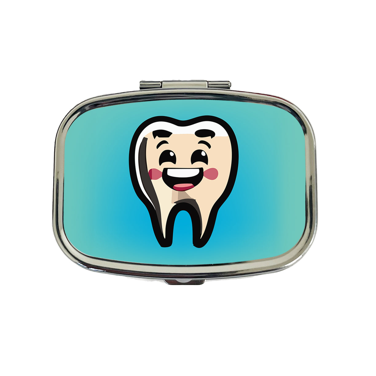 Tooth Happy Dentist Travel Pill Box Case