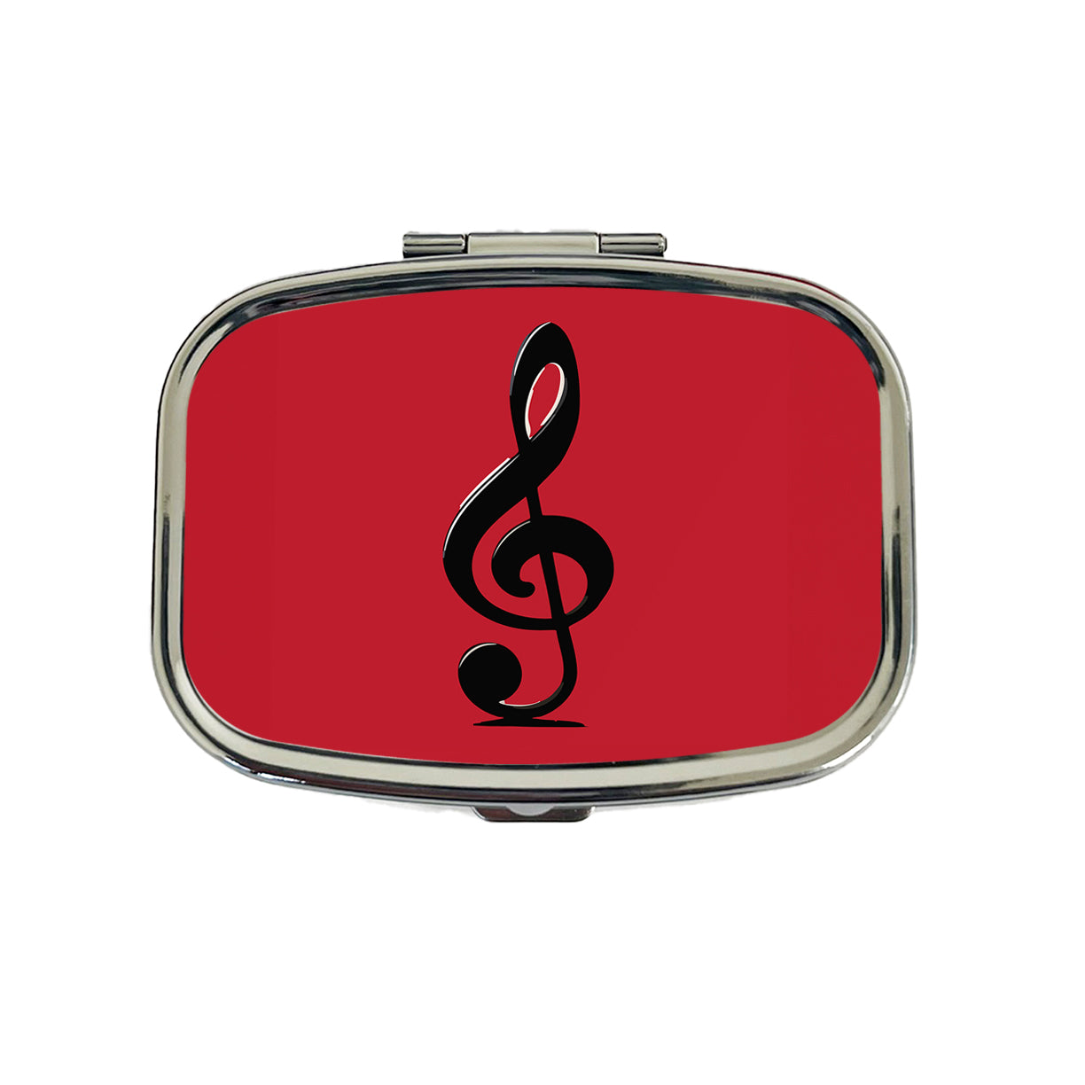 Treble Clef Music Musical Musician Travel Pill Box Case