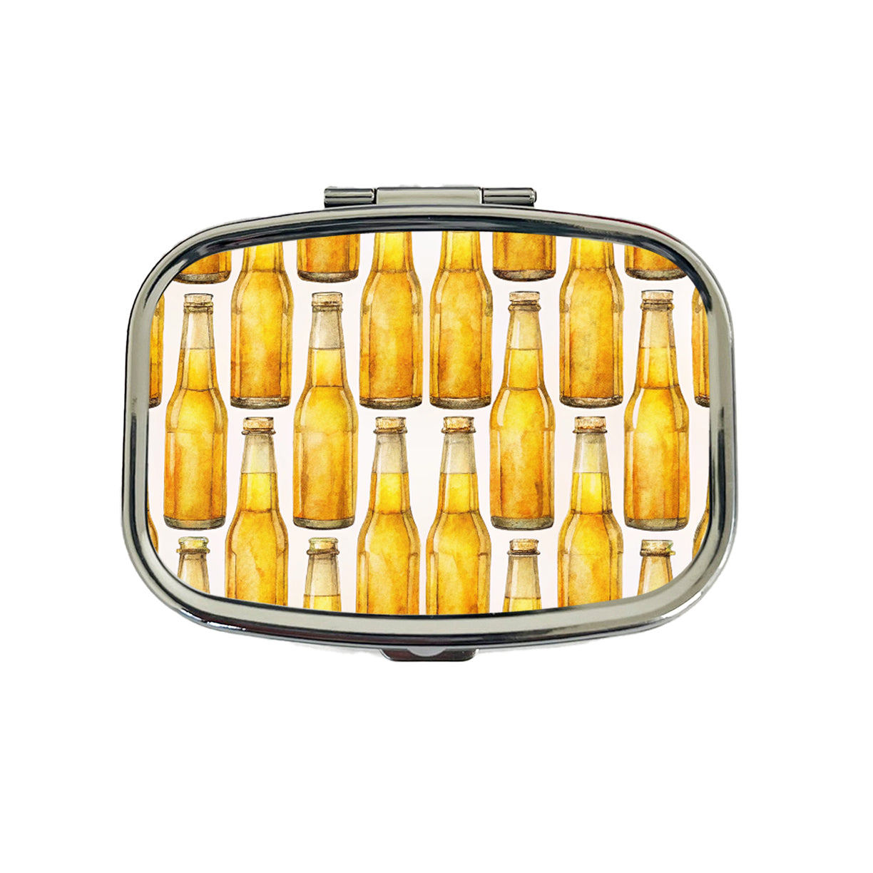 Bunch Of Beer Bottles Travel Pill Box Case
