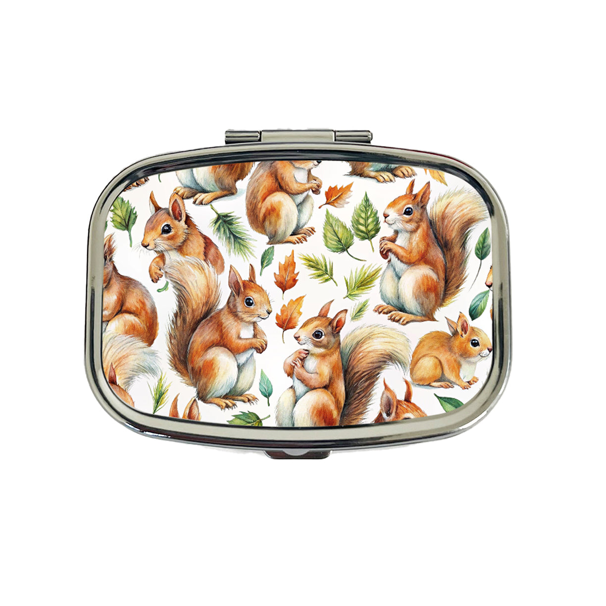 Bunch Of Squirrels Travel Pill Box Case