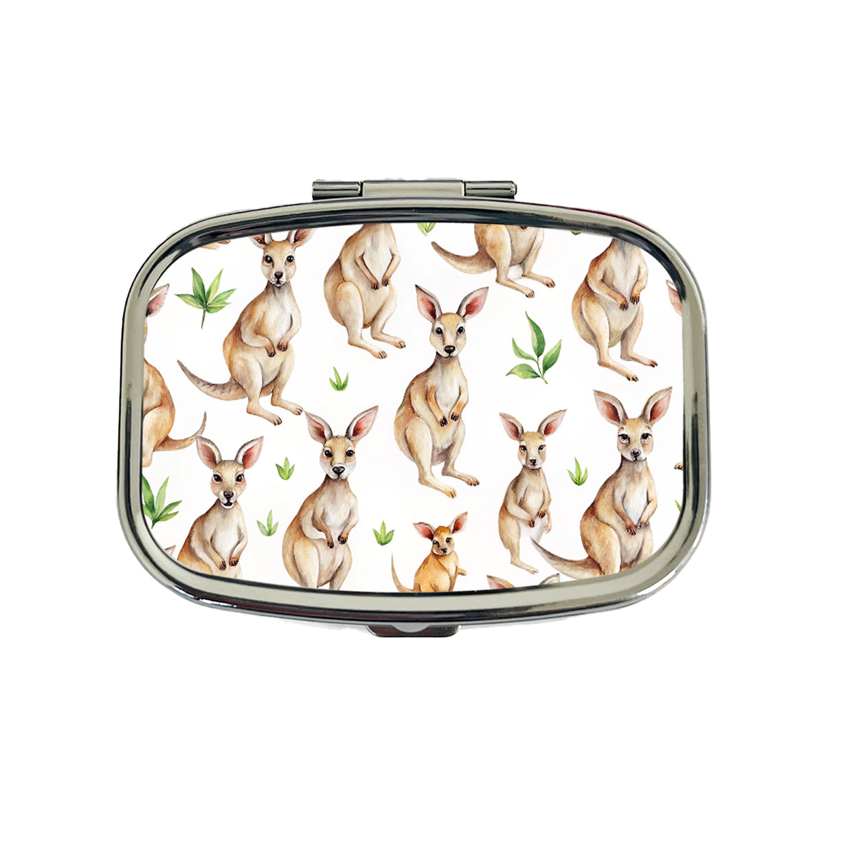 Sweet Kangaroos Travel Pill Box Case