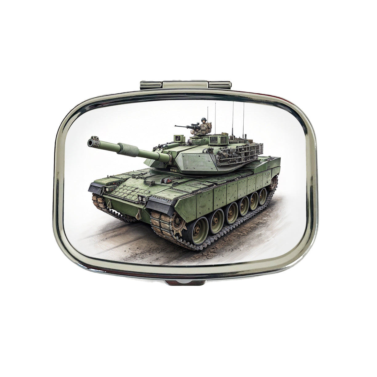 M1 Abrams US Main Battle Tank Travel Pill Box Case