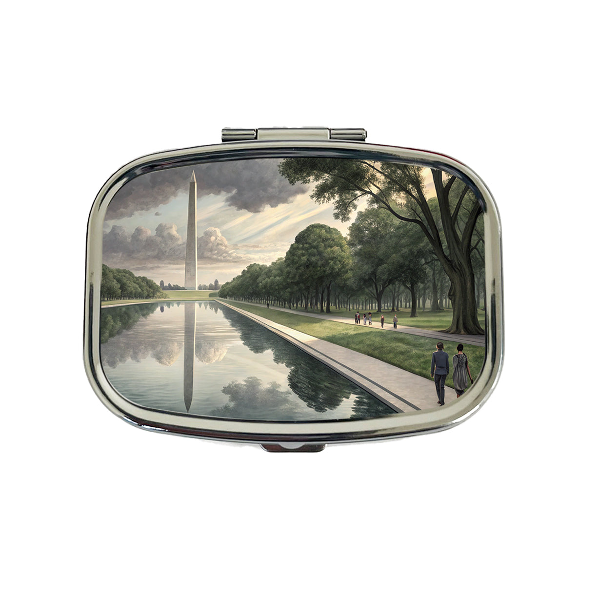National Mall Reflecting Pool In Washington DC Travel Pill Box Case