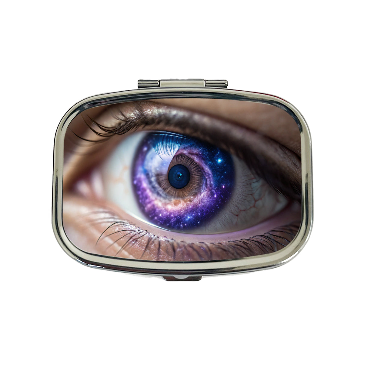 The Galaxy Seen Through Her Eyes Travel Pill Box Case