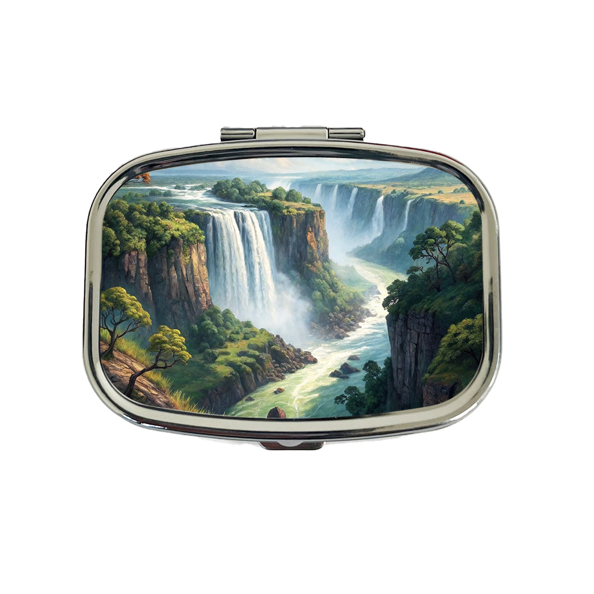 Victoria Falls Zimbabwe Zambia Africa Travel Pill Box Case
