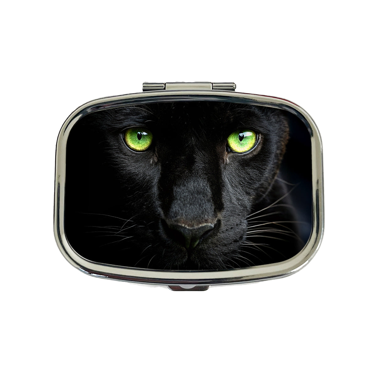 Black Panther Eyes Travel Pill Box Case
