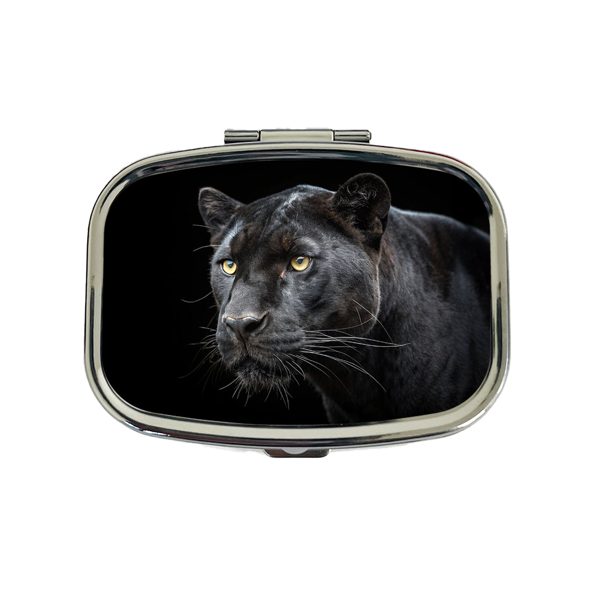 Black Panther Face Travel Pill Box Case
